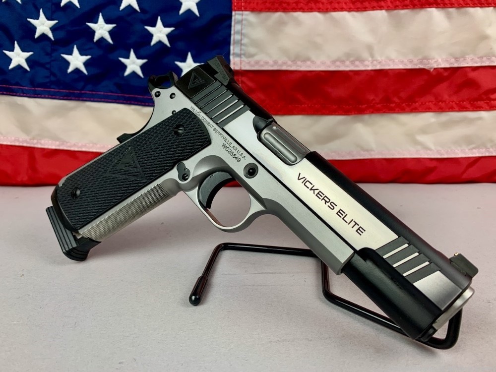 Wilson Combat Vickers Elite Full Size 1911 Stainless Two Tone .45 ACP - NEW-img-7
