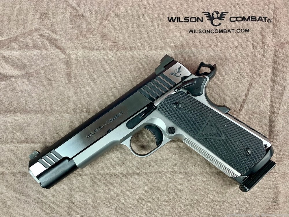 Wilson Combat Vickers Elite Full Size 1911 Stainless Two Tone .45 ACP - NEW-img-3