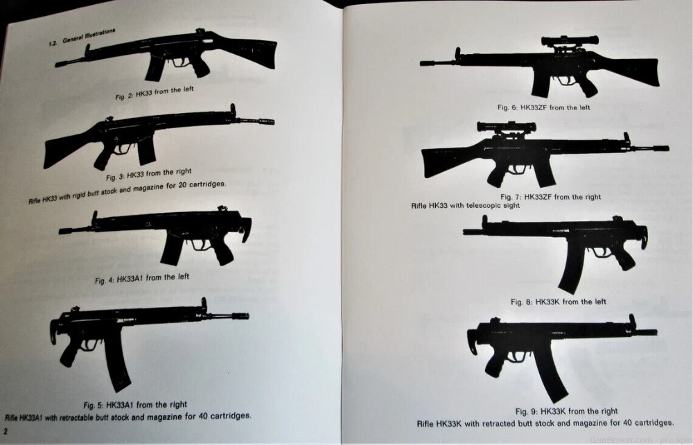 5 Copies Automatic Rifle HK 33 Caliber 5.56 mm x 45 NATO by Heckler & Koch-img-5