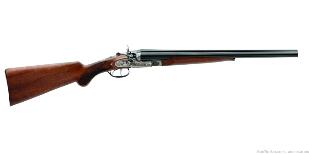 Taylor's & Co. Wyatt Earp 12 GA Shotgun SxS 20" Blued CH Walnut 210113-img-1