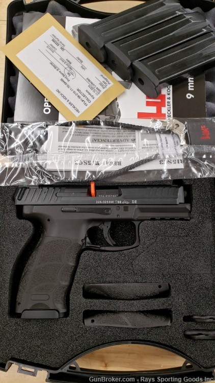 HK VP9 USED 9mm 4 magazines comes in box-img-0