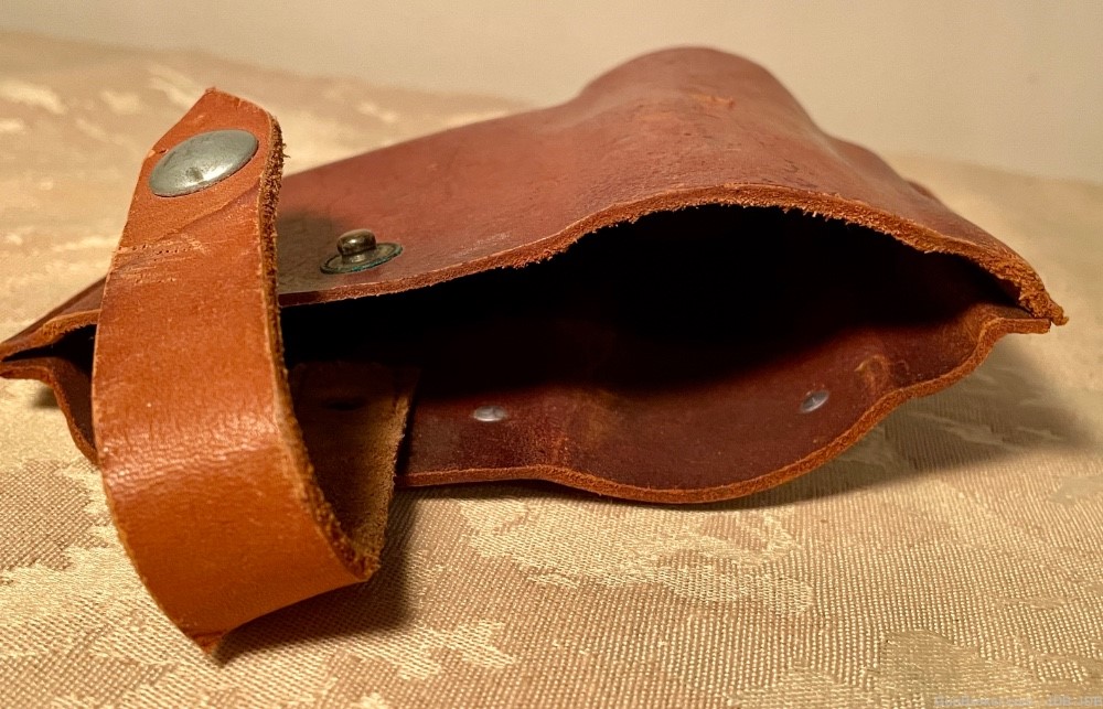 Antique WW II US Signal/Flare Pistol with Rare Leather Holster-img-14