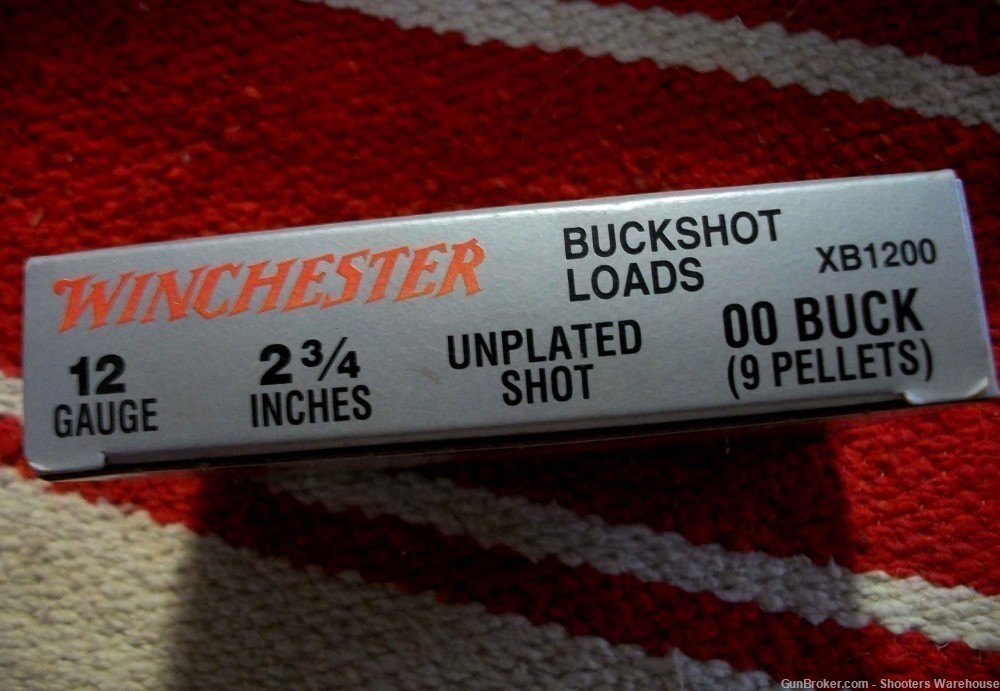 12ga Winchester Super X 00 Buckshot 5rds-img-1