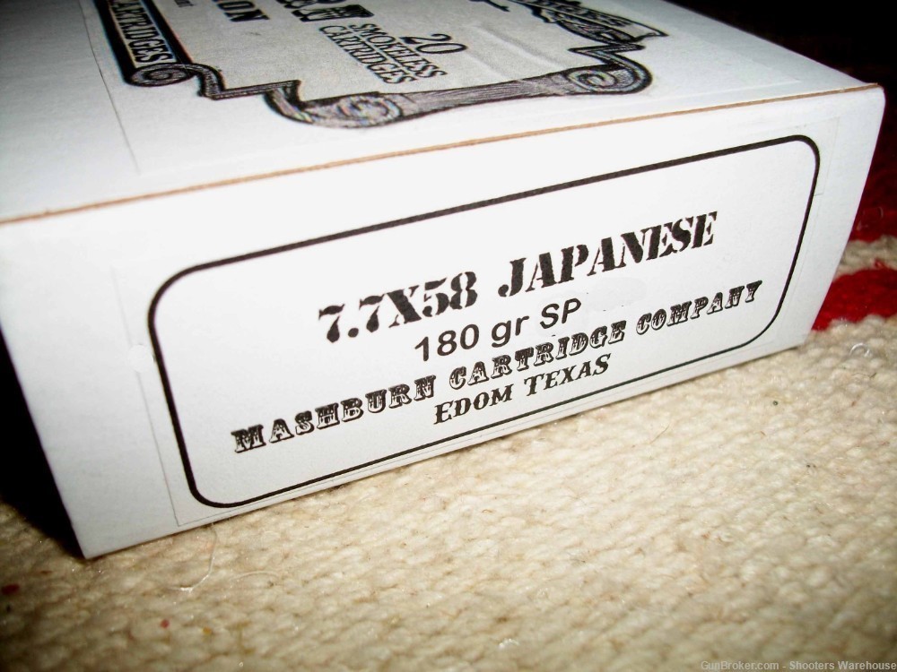 7.7 Japanese 180gr SP Mashburn Cartridge Company 20rds NEW-img-1