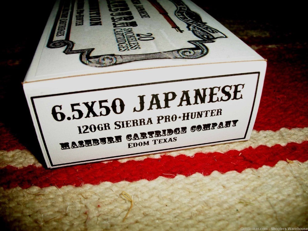 6.5X50 Japanese 120gr SP Mashburn Cartridge Company 20rds-img-1