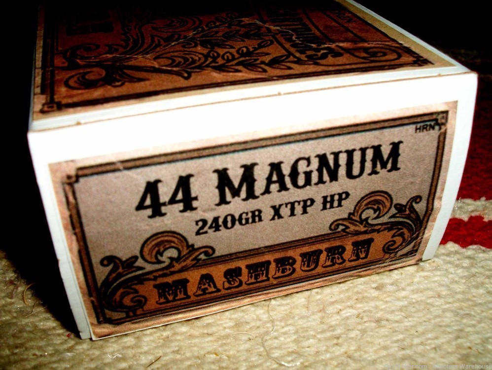 44 Magmum 240gr XTP Mashburn Cartridge Company 50rds NEW-img-0