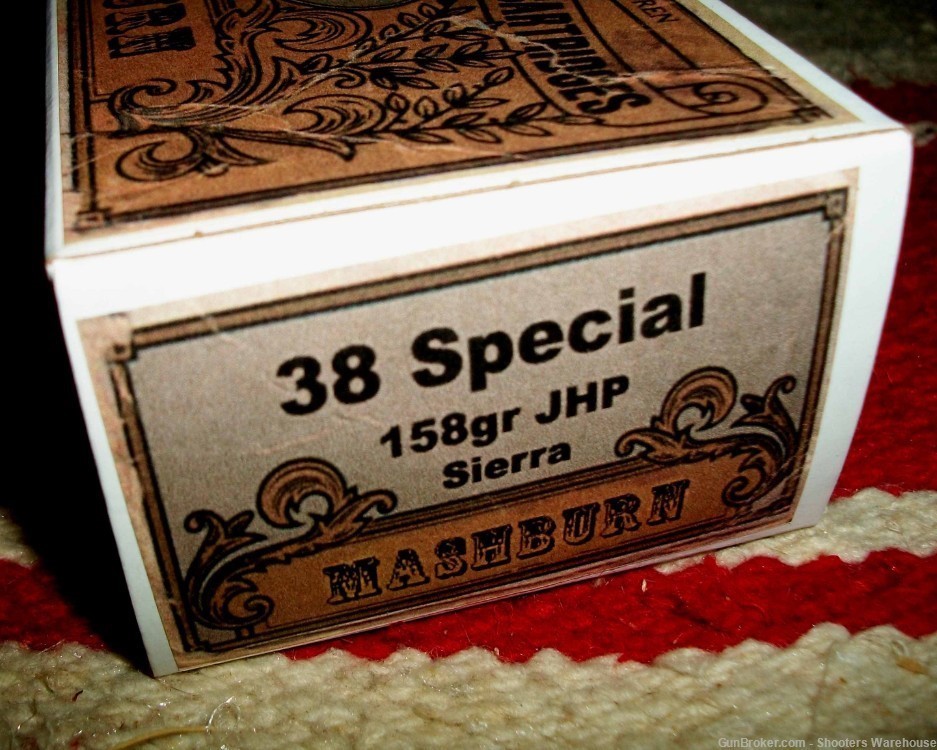 38 Special 158gr JHP Nickle Case Mashburn Cartridge Company 50rds NEW-img-0