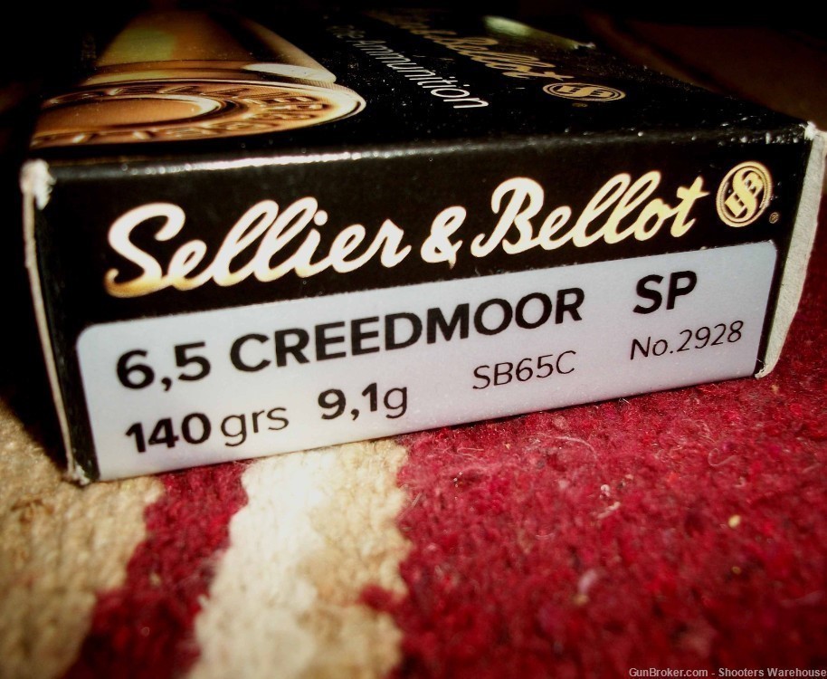 6.5 Creedmoor 140gr SP Sellier & Bellot 20rds-img-1