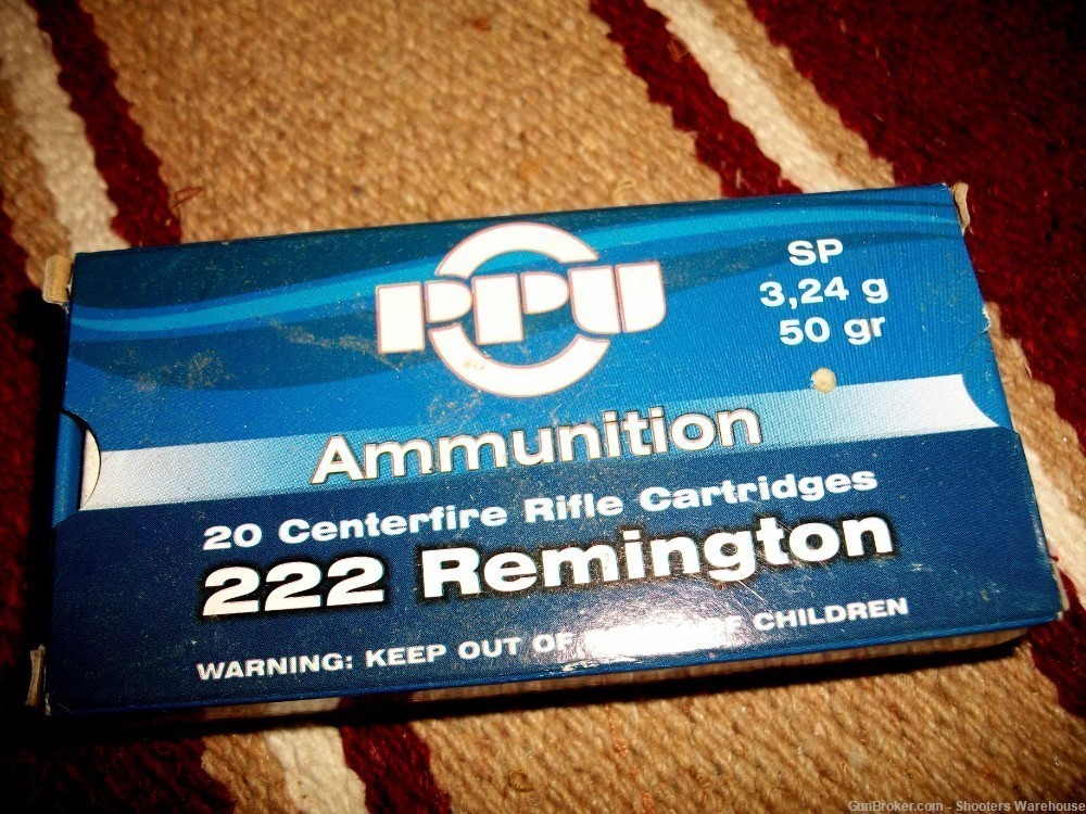 222 Remington 50gr SP PRVI PARTIZAN 20rds-img-0