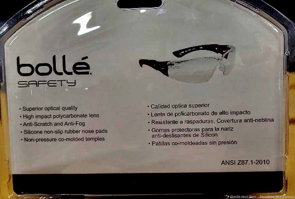Bolle Rush Safety Glasses with Clear Lens-img-3