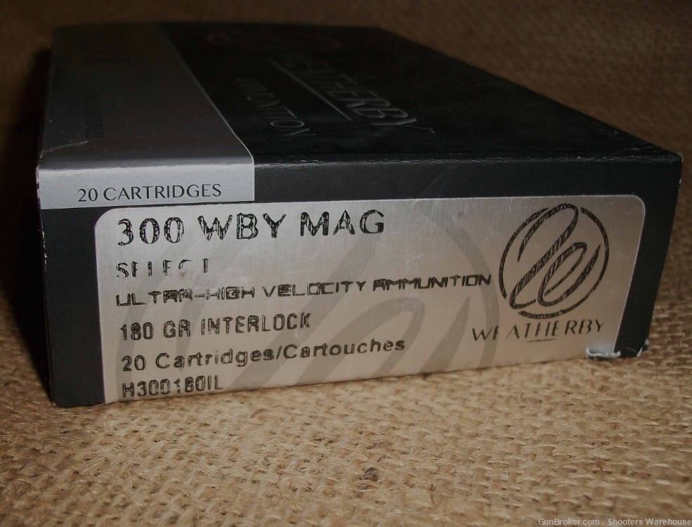 WEATHERBY AMMO 300 WEATHERBY MAG 180g HORNADY-IL 20rds-img-0