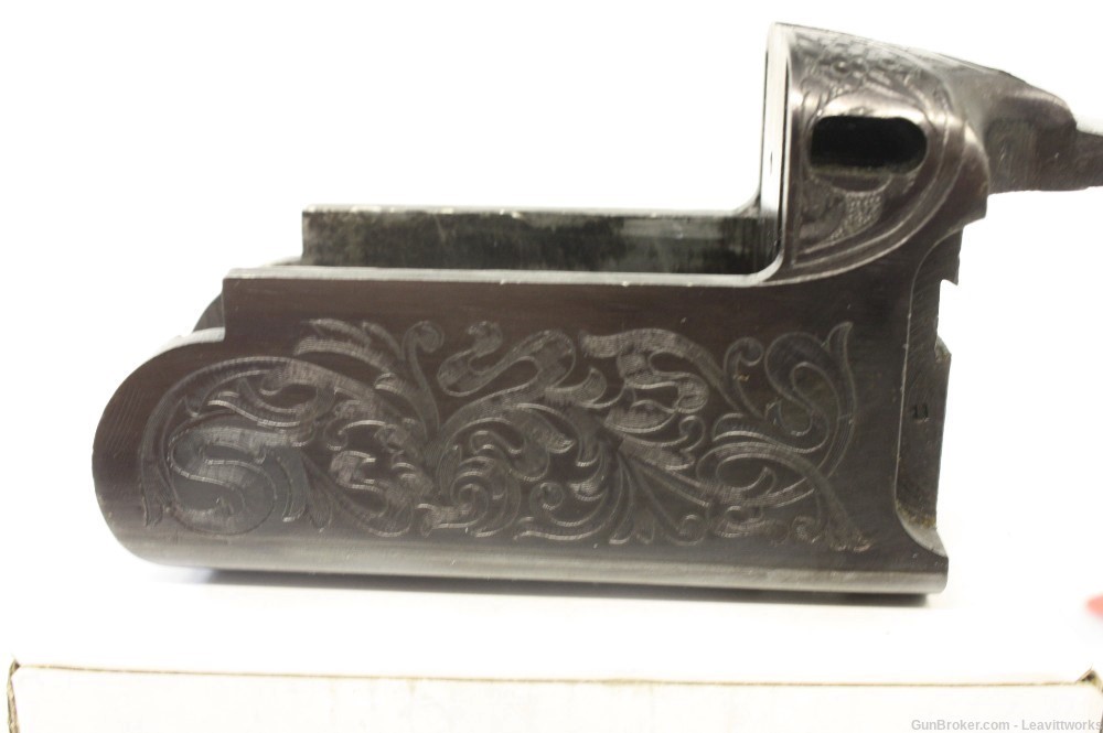 Universal 2035 over-wing engraved 12 GA stripped receiver. #191-img-2