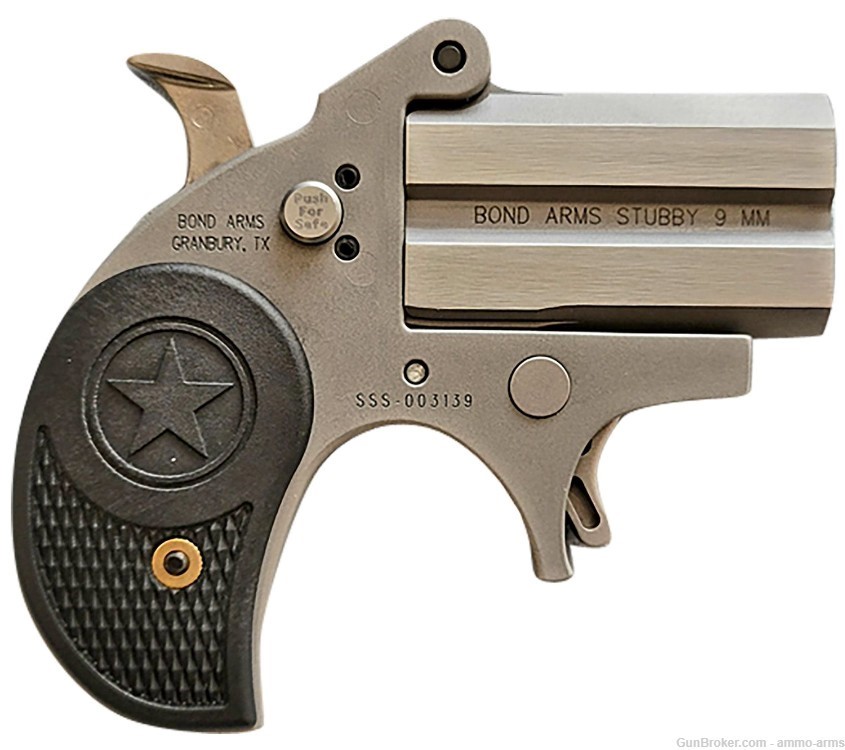 Bond Arms Stubby Stinger 9mm 2.2" 2 Rounds BASTB-9MM-img-1