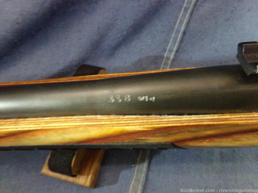 Mauser action, 338 win mag, Berlin made bolt action rifle-img-31