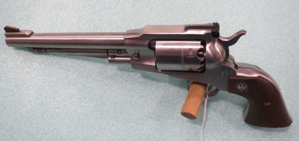 Ruger Old Army, 7.5" barrel, 44 cal, black powder used with box-img-4