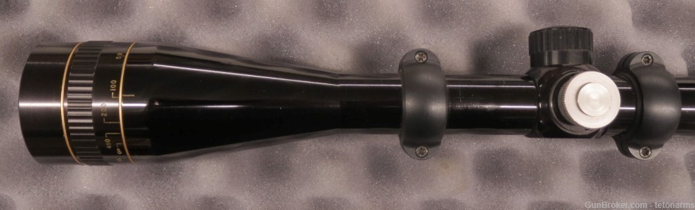 Leupold 24x40 AO Gloss target rifle scope, Cross Hair DOT reticle, used-img-5