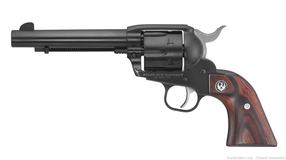 Ruger New Vaquero Blued 357Mag Colt 5.5" Barrel-img-5