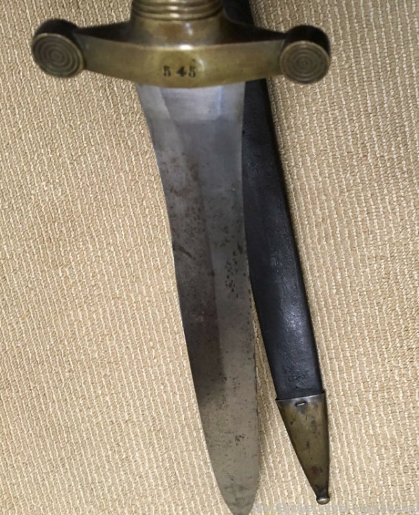 1831 French  foot or garrison artillery short sword-img-5