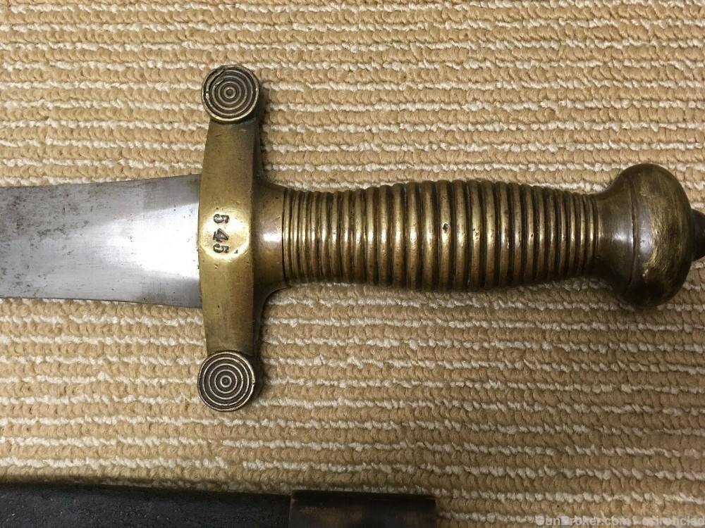 1831 French  foot or garrison artillery short sword-img-3