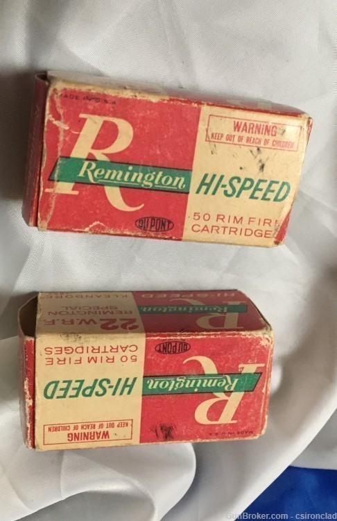 Remington Hi Speed 22 W.R.F ammunition vintage and collectible-img-0