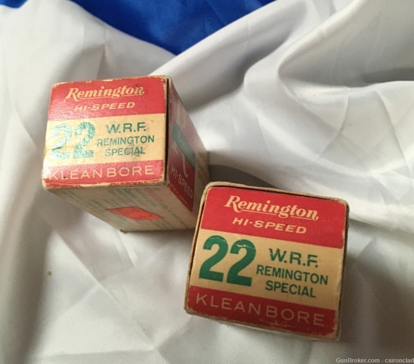 Remington Hi Speed 22 W.R.F ammunition vintage and collectible-img-4