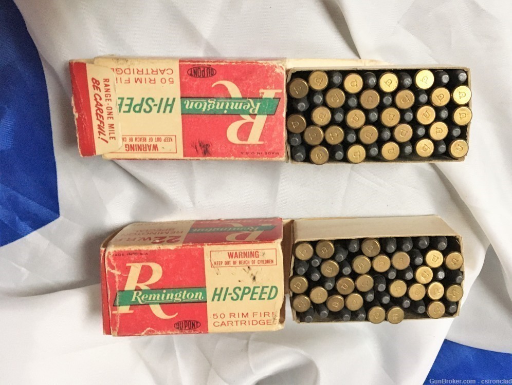 Remington Hi Speed 22 W.R.F ammunition vintage and collectible-img-3