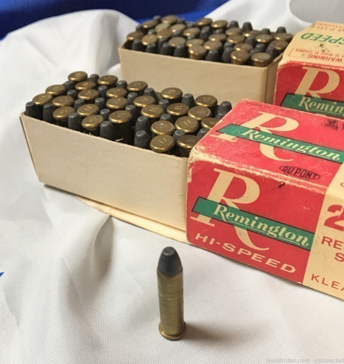 Remington Hi Speed 22 W.R.F ammunition vintage and collectible-img-1