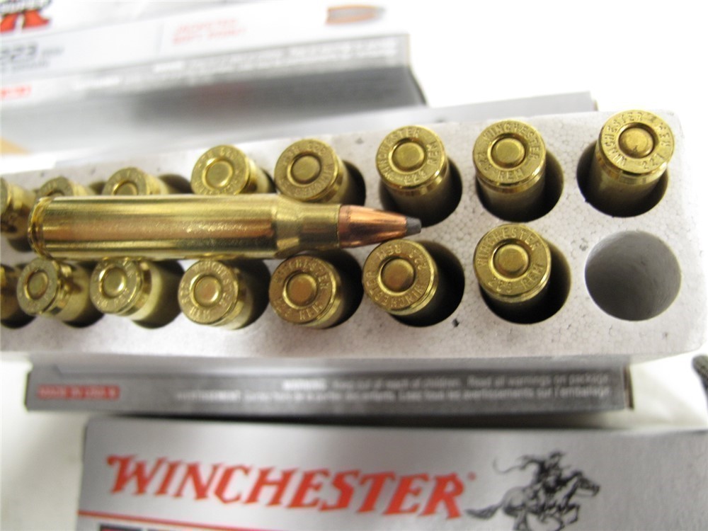 Winchester 223 55gr Soft point X223R 60rds-img-2