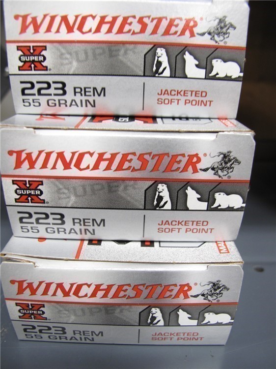 Winchester 223 55gr Soft point X223R 60rds-img-0