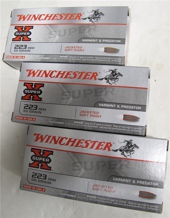 Winchester 223 55gr Soft point X223R 60rds-img-3