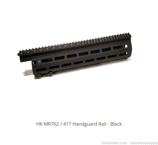 HK MR762 / 417 HANDGUARD RAIL - BLACK-img-0