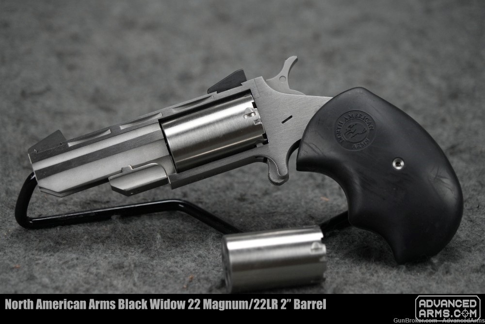 North American Arms Black Widow 22 Magnum/22LR 2” Barrel-img-0