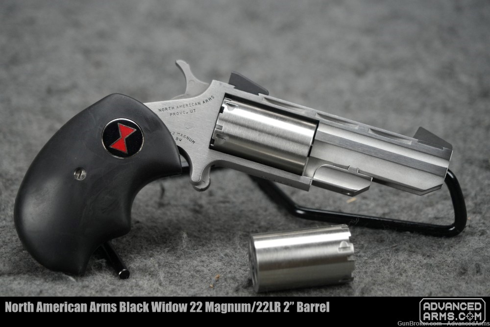 North American Arms Black Widow 22 Magnum/22LR 2” Barrel-img-1