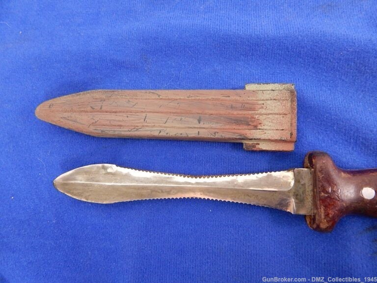Cold War Era 1950s Soviet Army VDV Airborne Paratrooper Knife with Sheath-img-6