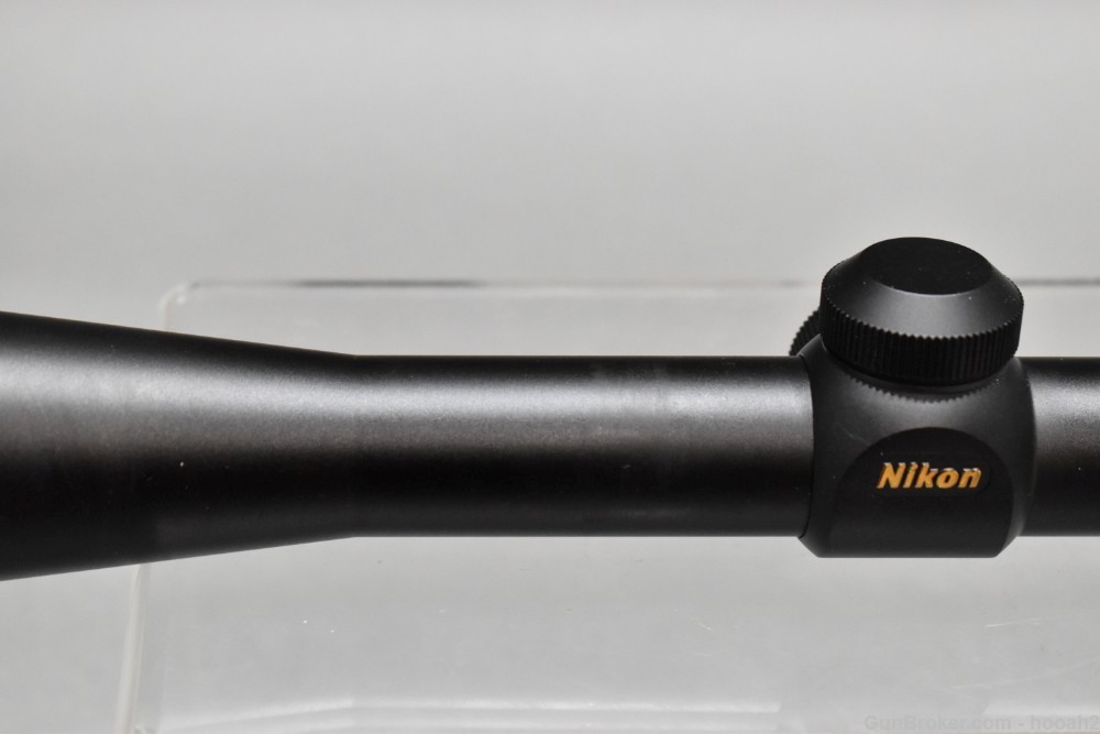 Fine Nikon Buckmaster 4-12x40mm Rifle Scope BDC Reticle W/Scope Caps-img-2