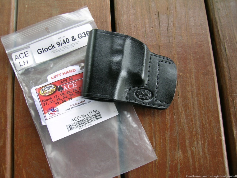 Stoner ACE Concealed Carry Holster Glock Model 17 19 22 23 26 27 LH New-img-0