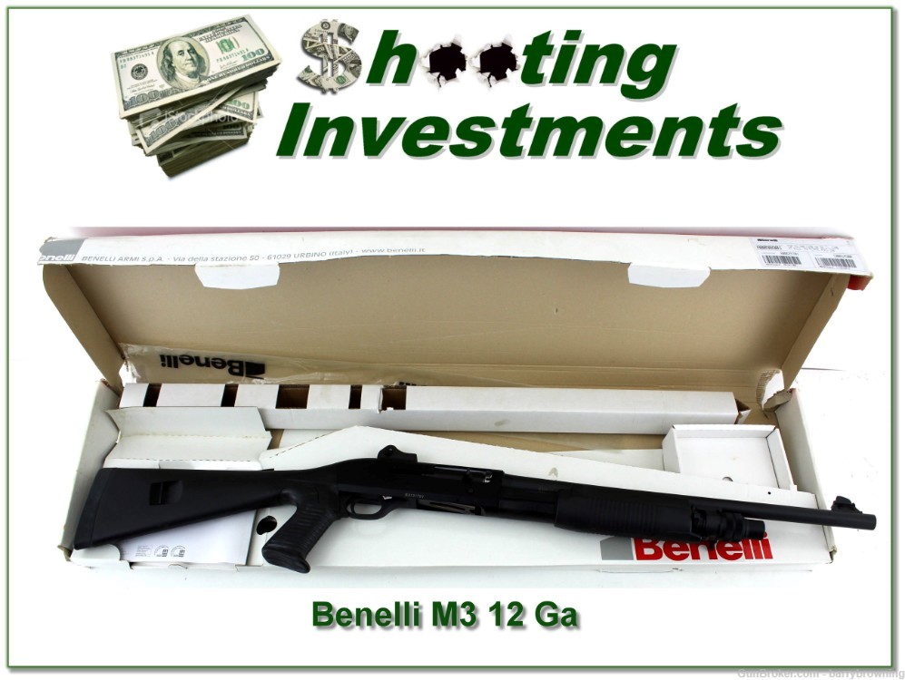  Benelli M3 super 90 12 gauge semi and pump action HK unfired in box-img-0