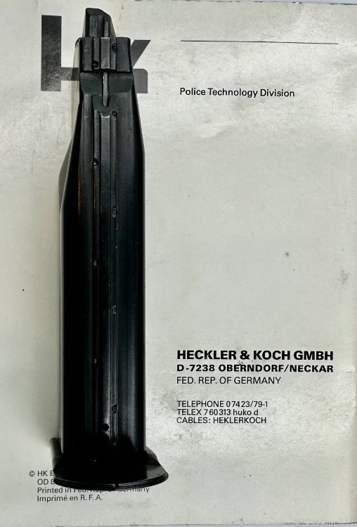 HK P7 M10, Hechler and Koch. .40S&W-img-0