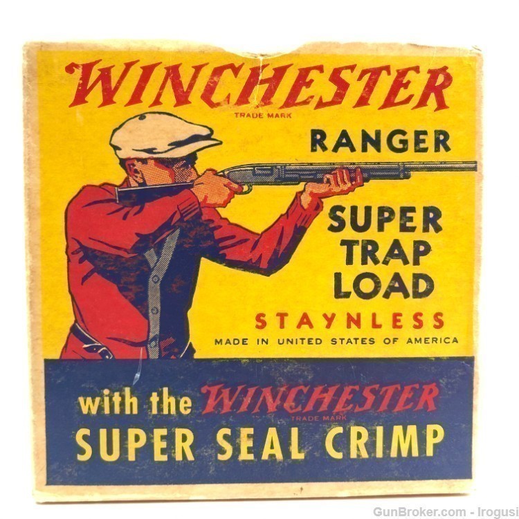 Winchester Ranger 12 Ga Super Trap Load Hercules Red Dot Box 11 Shells-img-0