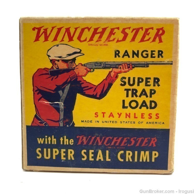 Winchester Ranger 12 Ga Super Trap Load Hercules Red Dot Box 11 Shells-img-2