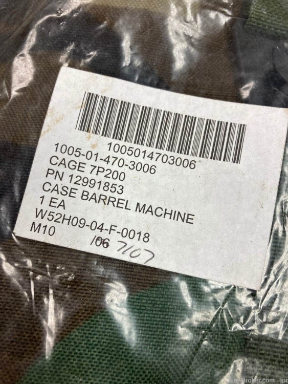 (1) FN M240 M240B Machine Gun Barrel Bag - Measures 12" x 29.5" New CAMO-img-5