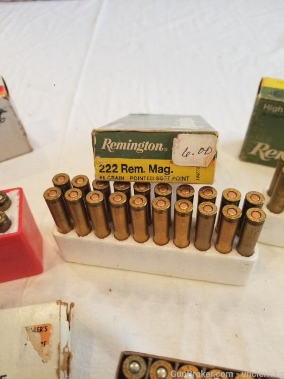 VTG 222 Remington Ammo 4 boxes 80 rds Winchester 50 55 gr-img-7