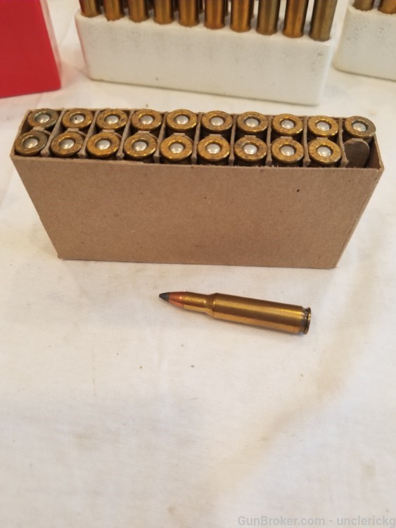 VTG 222 Remington Ammo 4 boxes 80 rds Winchester 50 55 gr-img-4