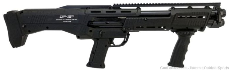 Standard Mfg DP-12 Pump Shotgun - Black | 12ga | 19"  Double Bar *REBATE*-img-0