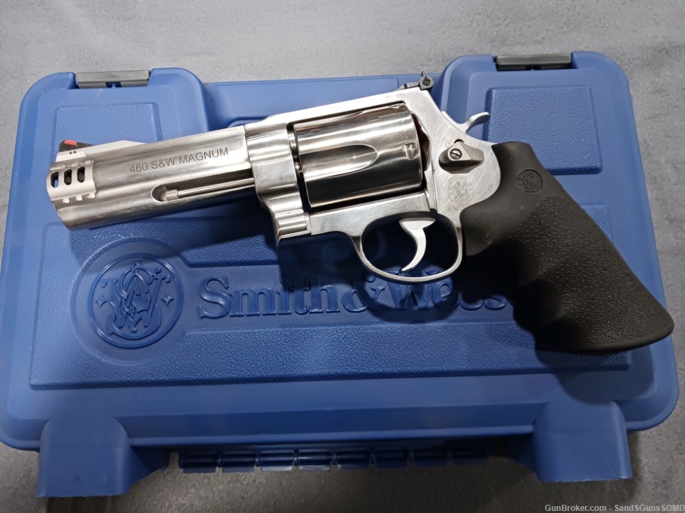 SMITH & WESSON 460V 460 S&W MAGNUM 5" STAINLESS DOUBLE ACTION REVOLVER New-img-2