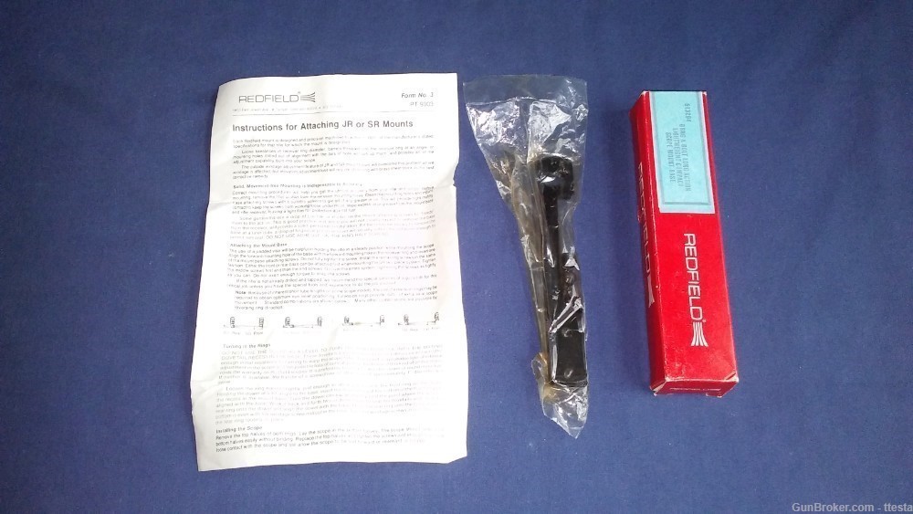 Redfield 513294 1-Piece New w/Box Scope Base Browning A Bolt Long Action-img-0