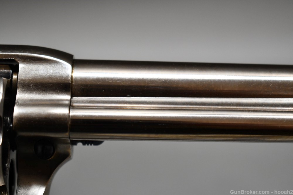 Excellent Stoeger Uberti 1873 Cattleman Doc 45 Colt Nickel Revolver W Box-img-7