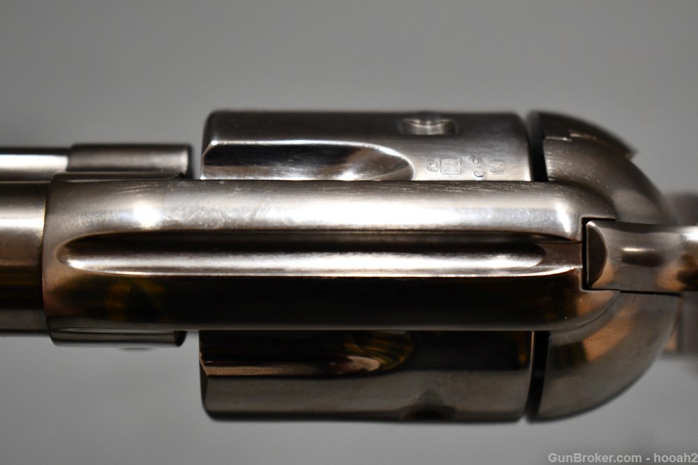 Excellent Stoeger Uberti 1873 Cattleman Doc 45 Colt Nickel Revolver W Box-img-18