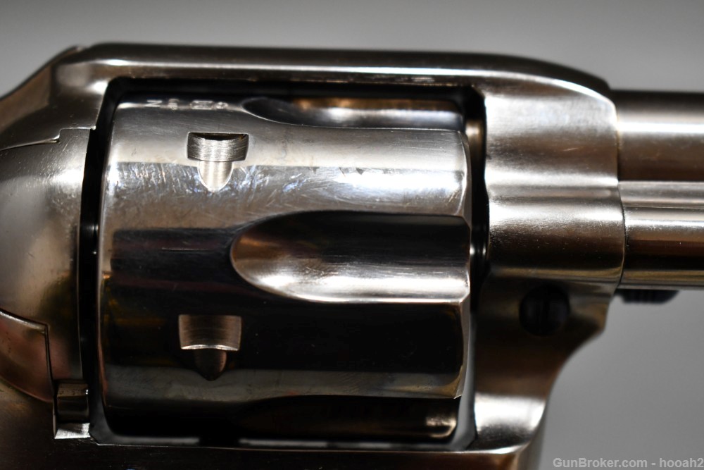 Excellent Stoeger Uberti 1873 Cattleman Doc 45 Colt Nickel Revolver W Box-img-6