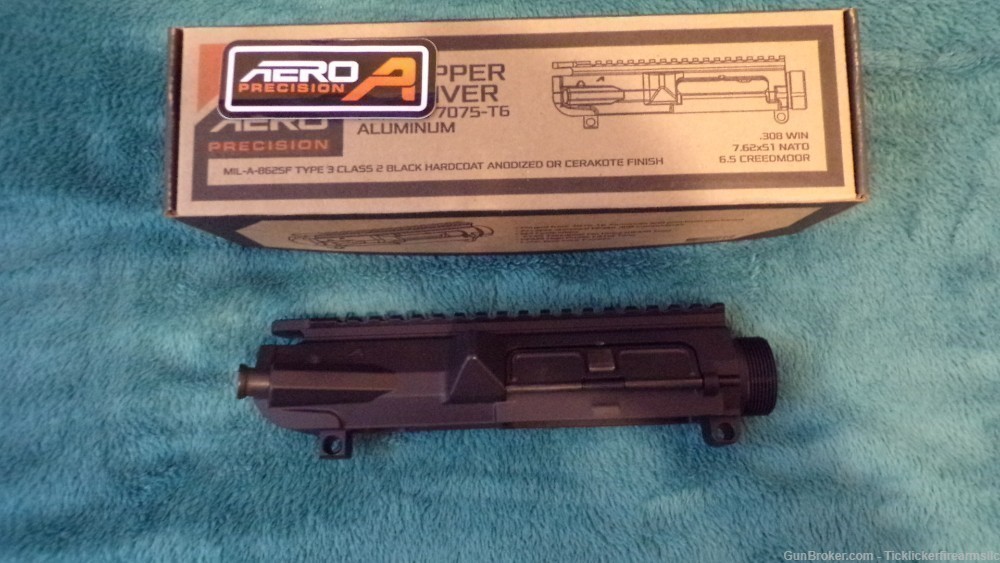 Aero AR-308 Upper Receiver Assembly .308 Win DPMS High Profile Black-img-0